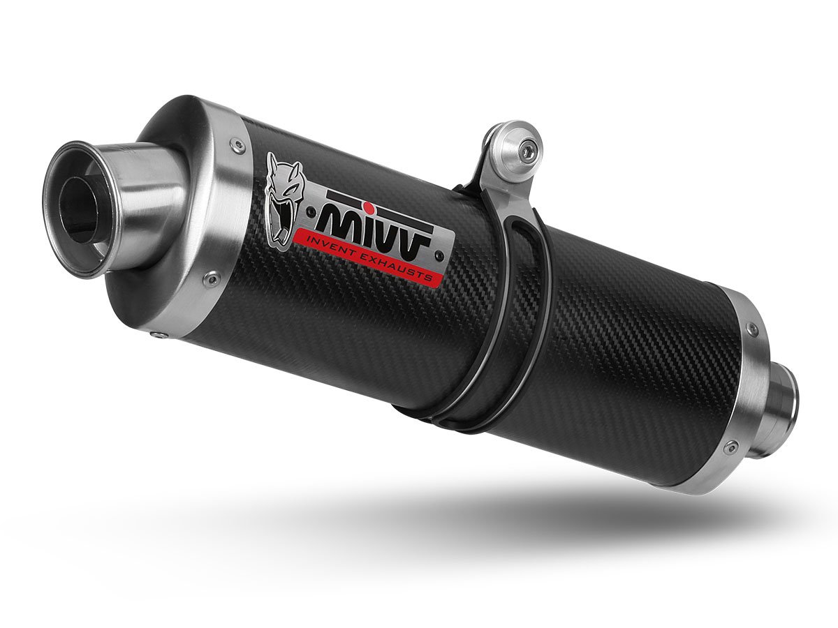 Mivv Y.004.LE YAMAHA YZF 600 THUNDERCAT 1998 AUSPUFF SLIP-ON EXHAUST OVAL CARBON von Mivv