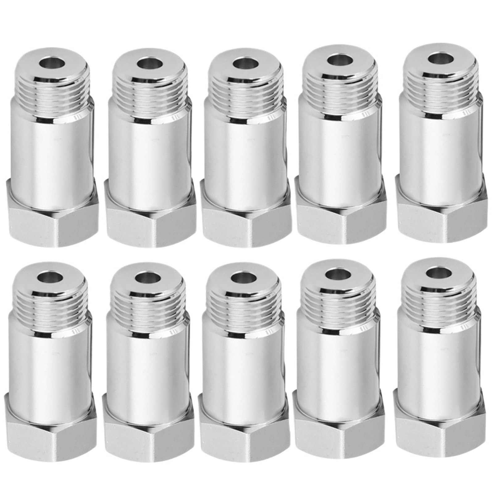 10PCS M18X 1,5 Sauerstoff O2 Sensor Extender O2 Sauerstoff Sensor Spacer Auto CEL Fix Check Engine Licht Eliminator Adapter Konverter von Mizhll