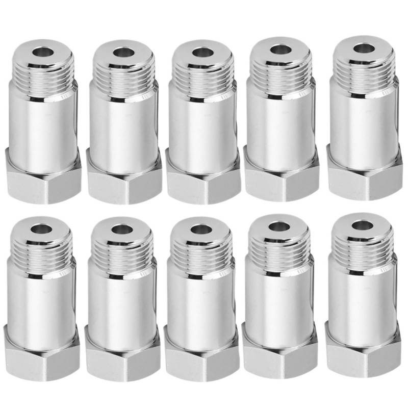 10PCS M18X 1,5 Sauerstoff O2 Sensor Extender O2 Sauerstoff Sensor Spacer Auto CEL Fix Check Engine Licht Eliminator Adapter Konverter von Mizhll