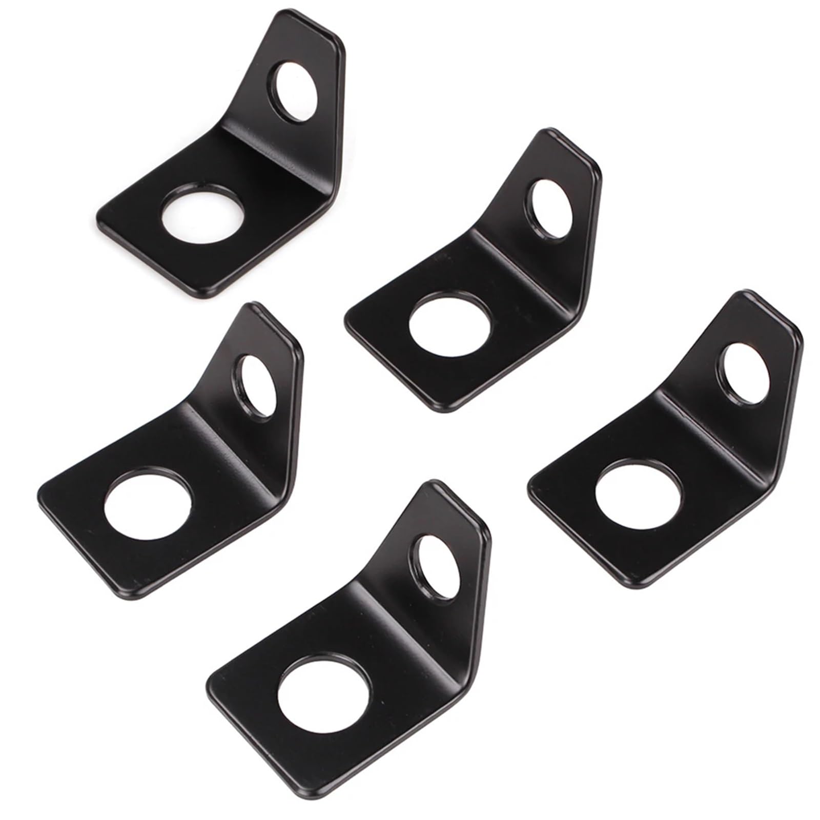 5PCS 4 Punkt Auto Racing Sicherheitsgurt Ankerplatte Hardware Mount Kabelbaum 90 Grad Winkel Klammern Kit Sicherheitsgurt L-Halterung von Mizhll