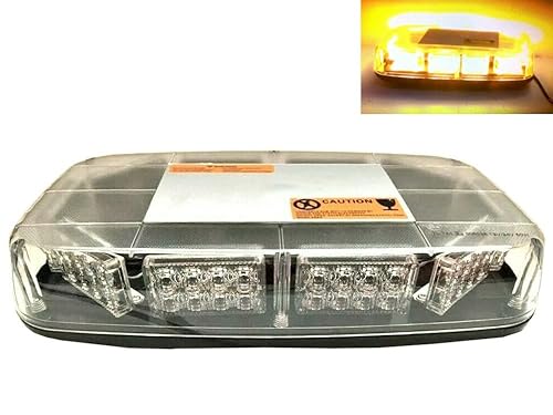 MelTruck® LED Warnbalken 80 LED Rundumlicht Warnleuchte 280x165x57 Rundumkennleuchte 12V 24V E9 von MelTruck