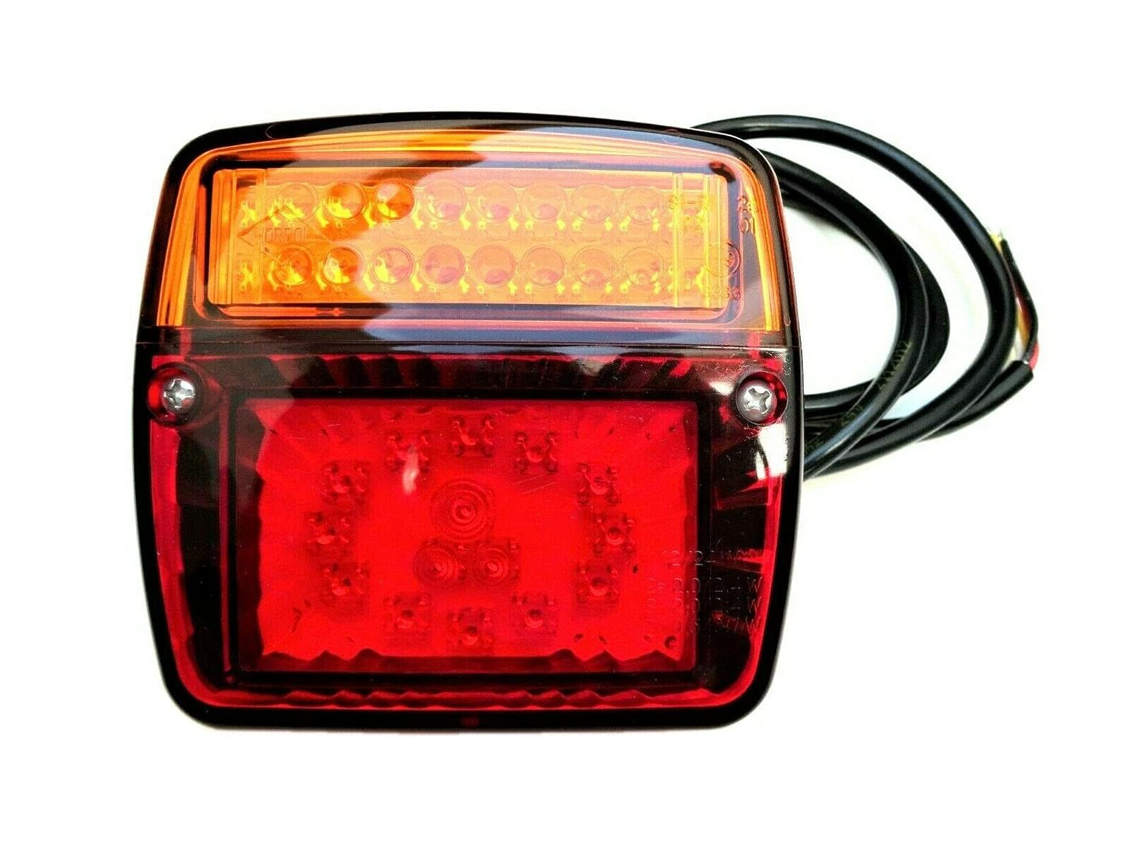 MelTruck® LED Rückleuchte mit Bremsleuchte Positionsleuchte Blinker 12V 24V für Anhänger von MelTruck