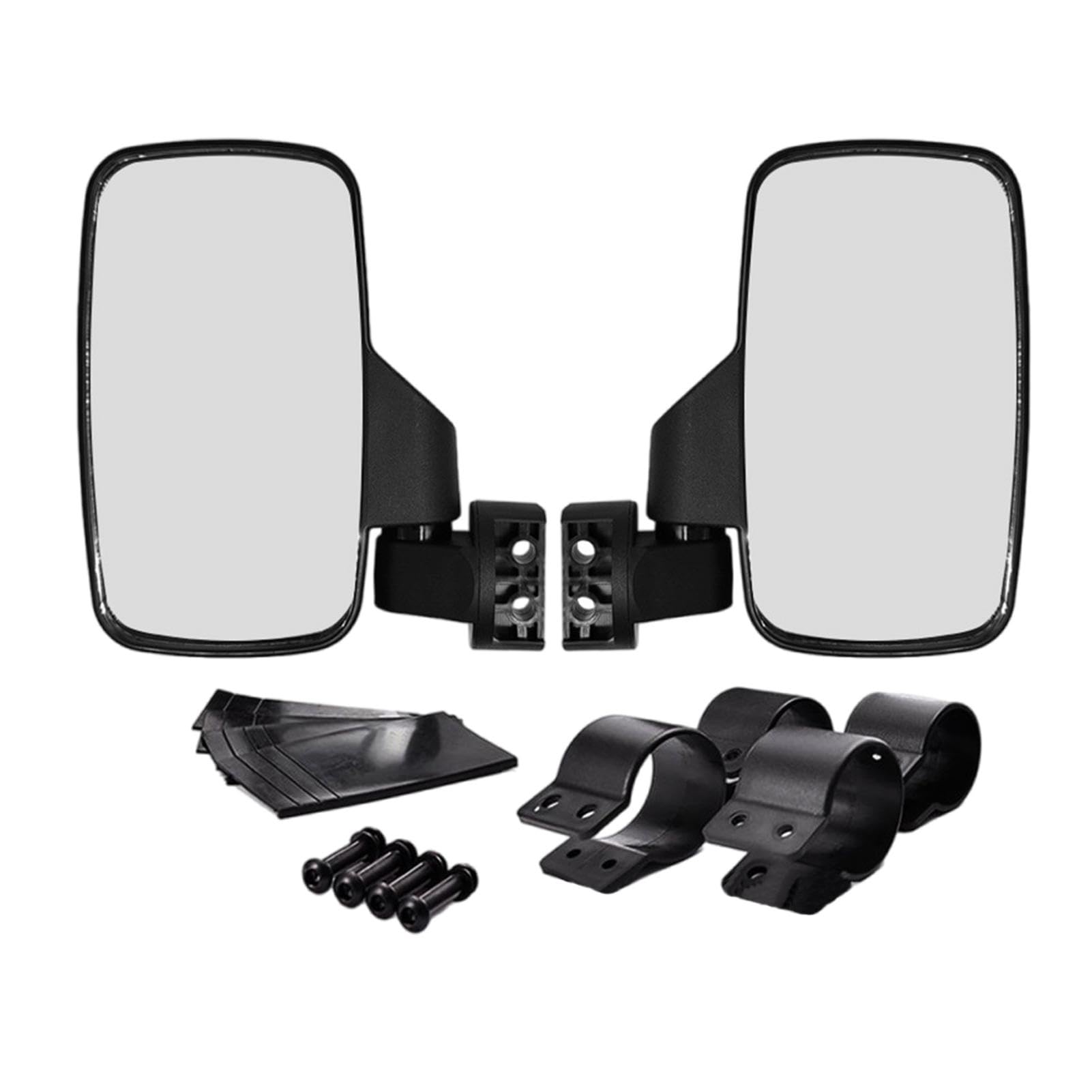 Mlllokfki Atv Looking Glass, 2x Utv Mirrors, 1.75 Inch Roll Bar, 2 Inch Roll Cage, Shatter Proof Atv Mirrors, Driver Side, Passenger Side, Authentic Utv Accessories for Rear View Side von Mlllokfki