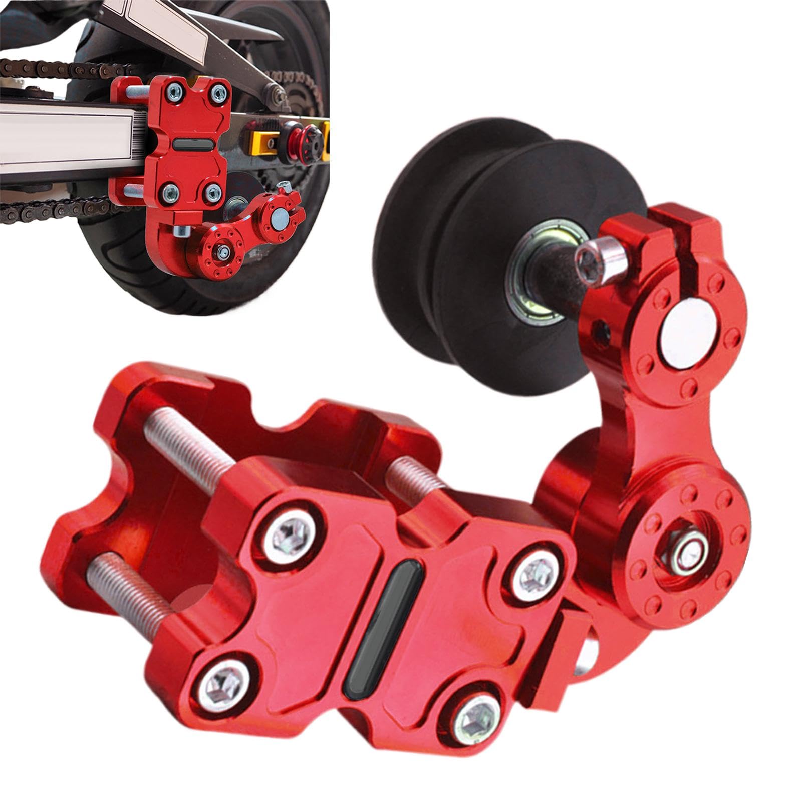 Motorcycle Chain Adjuster, Automatic Chain Tensioner, Motorbike Tension Guide, Cycling Chain Tool, Dirt Bike Chain Adjuster, ATV Chain Tensioner, Motorcycle Maintenance Tool, Easy Adjust Chain Tool, von Mlllokfki