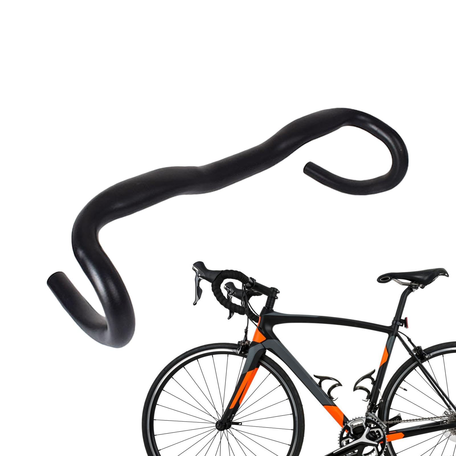 Scooters Drop, Bicycle Accessories Lenker, Ergonomischer Fahrradlenker, Performance Fahrrad Lenker, Lightweight Aluminum Handlebar, Adjustable Drop Bar, Mountain Bike Lenker, Road Bike von Mlllokfki