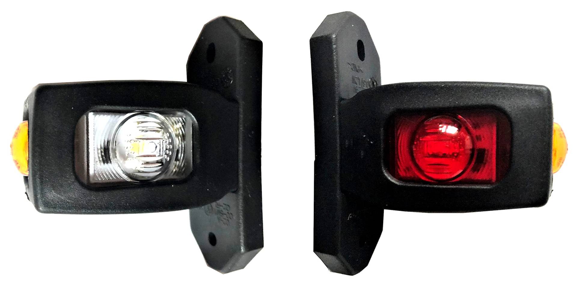 MelTruck® 2x LED Umrissleuchte Begrenzungsleuchte E9 für LKW PKW Anhänger 12V 24V SET von MelTruck