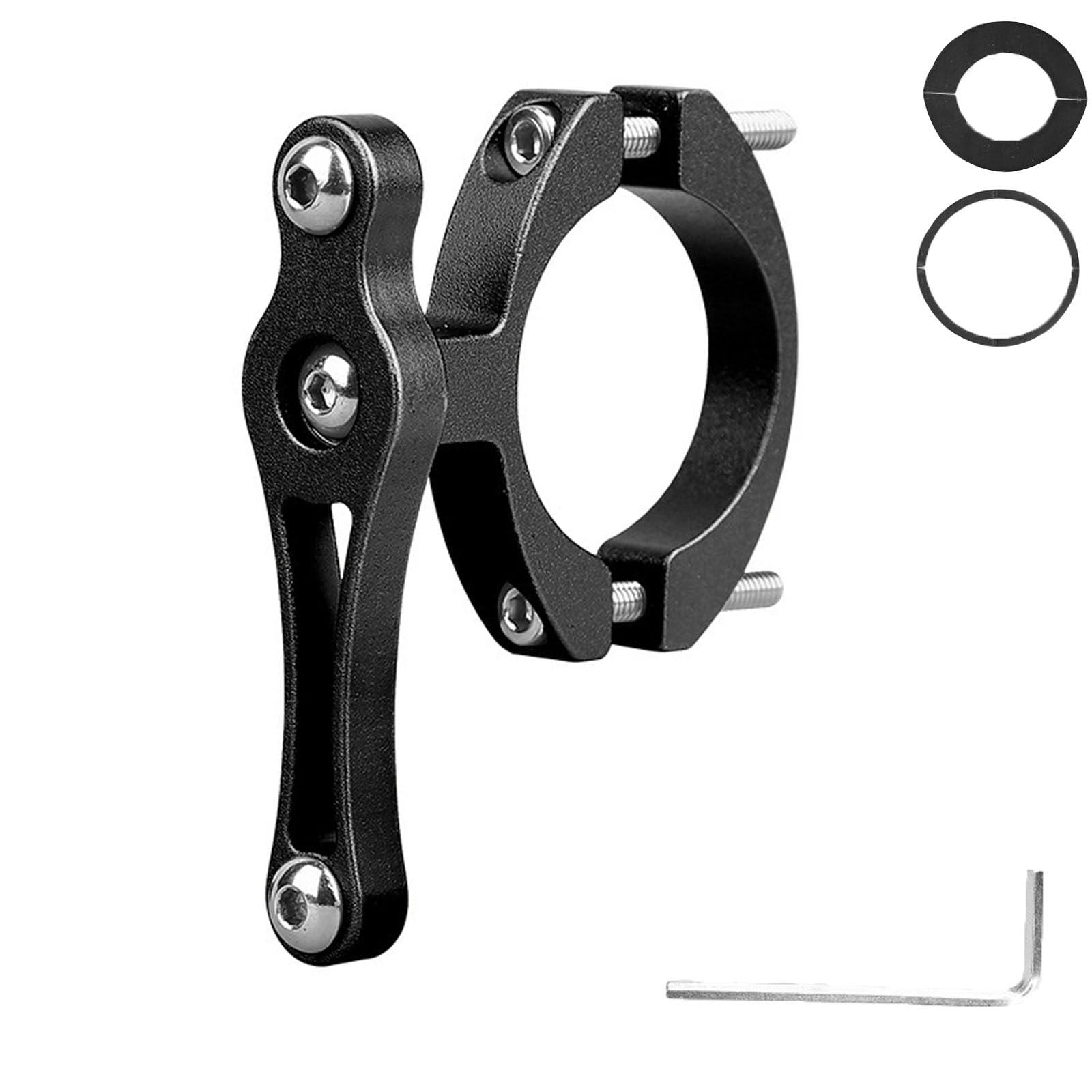 Mmgoqqt Flaschenhalter Adapter Fahrrad, Wasserflasche Cage, Fahrrad Ersatz Flasche Halterung, für Fahrräder, Mountainbikes, Kinderwagen und Rollstuhl, Motorräder(Schwarz) von Mmgoqqt