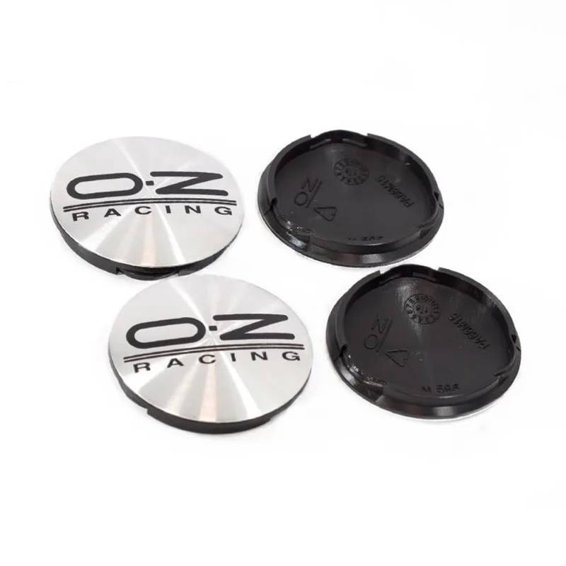 4 Stück Radnabenkappen Nabendeckel, für 62MM OZ Racing M595 Radnabenabdeckung Wasserdicht Radnabendeckel Felgendeckel Auto Zubehör,E von MoDma