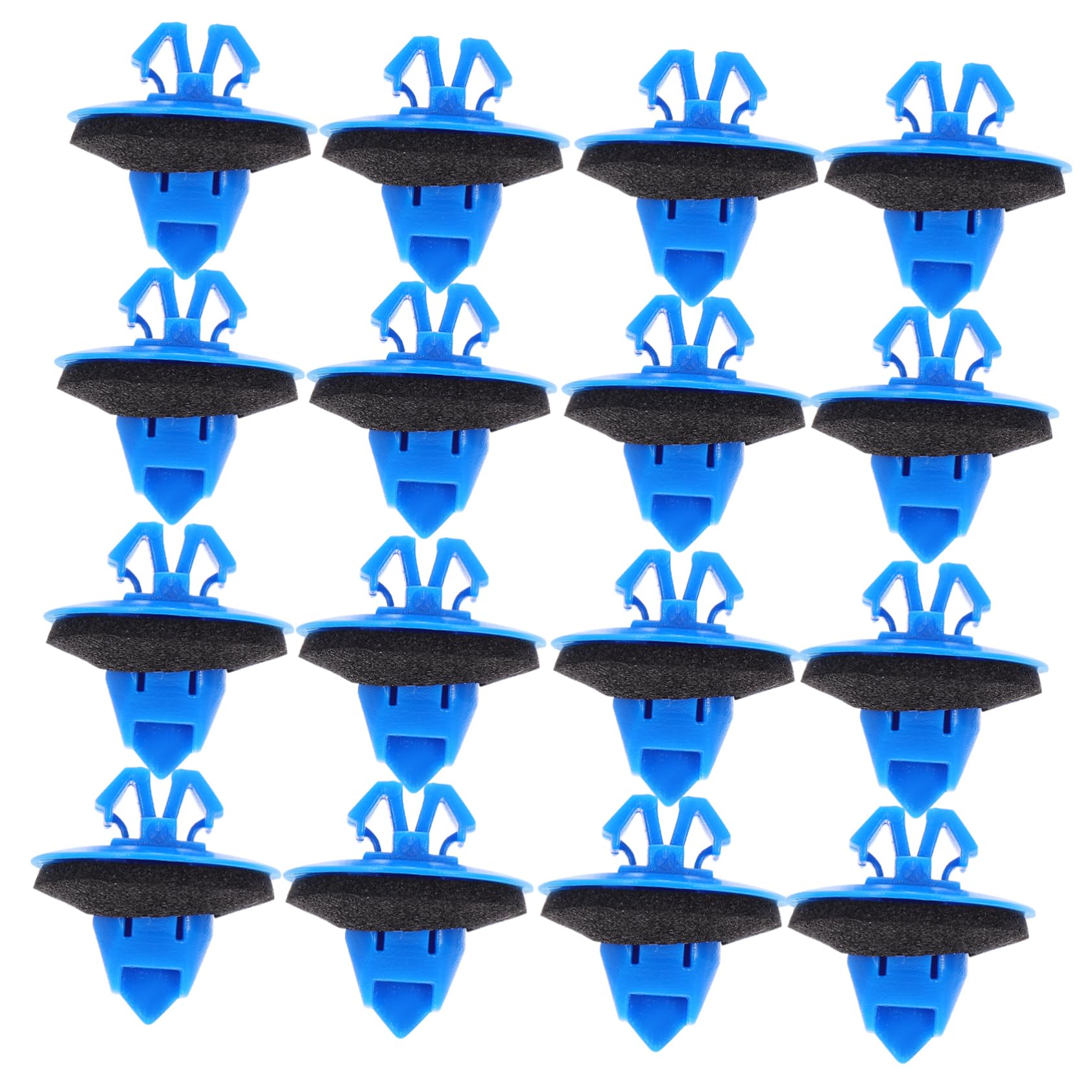 Mobestech 100st Glockenmund-modellclip Auto Stapelbare Waschmaschine Und Trockner Klammerentferner Kabel Stopper Tür -streifenlichter Halter Befestigungselemente Ofen Plastik Blue von Mobestech