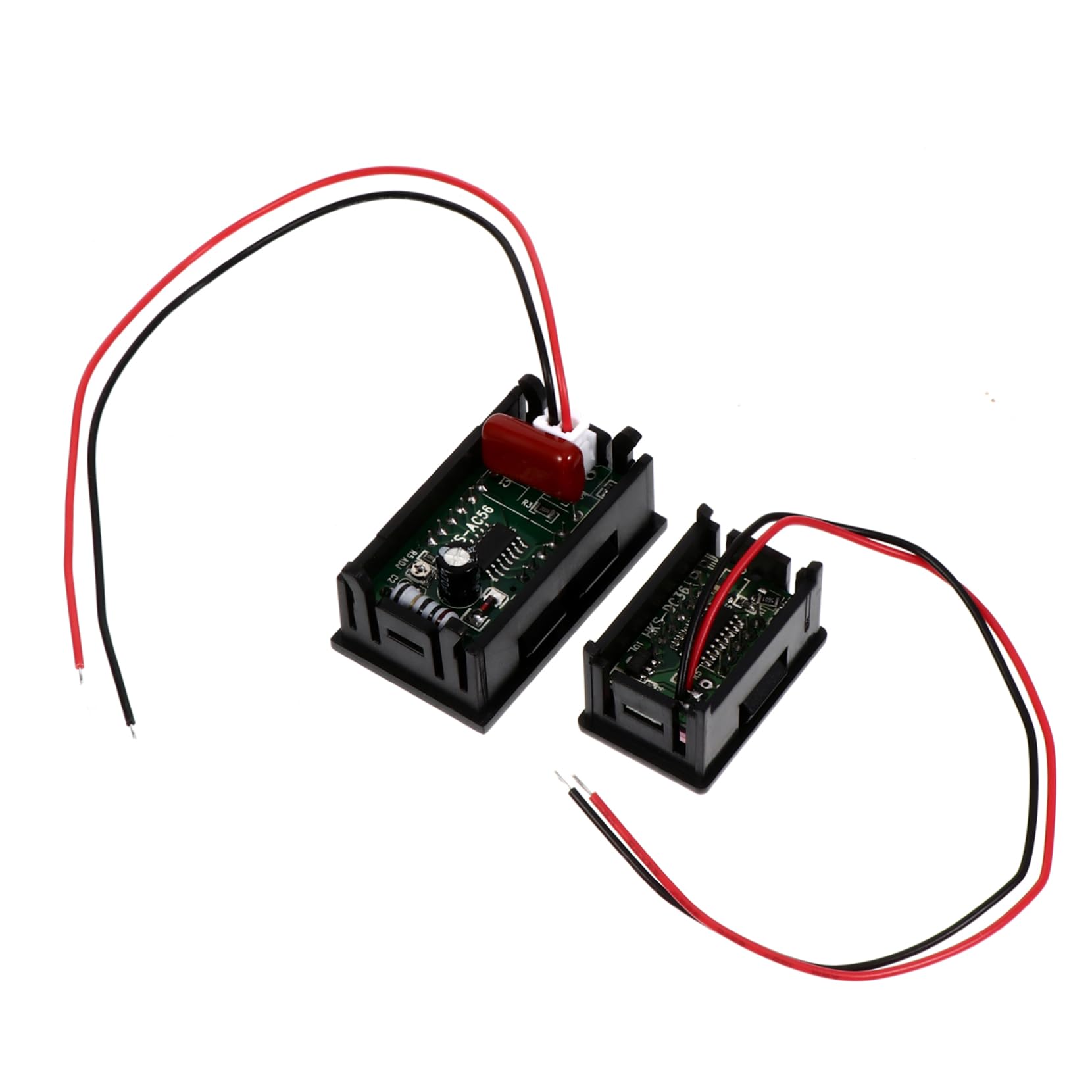 Mobestech 2St Voltmeter Autobatterietester Spannungsmesser für Motorradbatterie spannungsprüfer voltage tester Mini-Batteriespannungsmesser batterie monitor Plastik von Mobestech