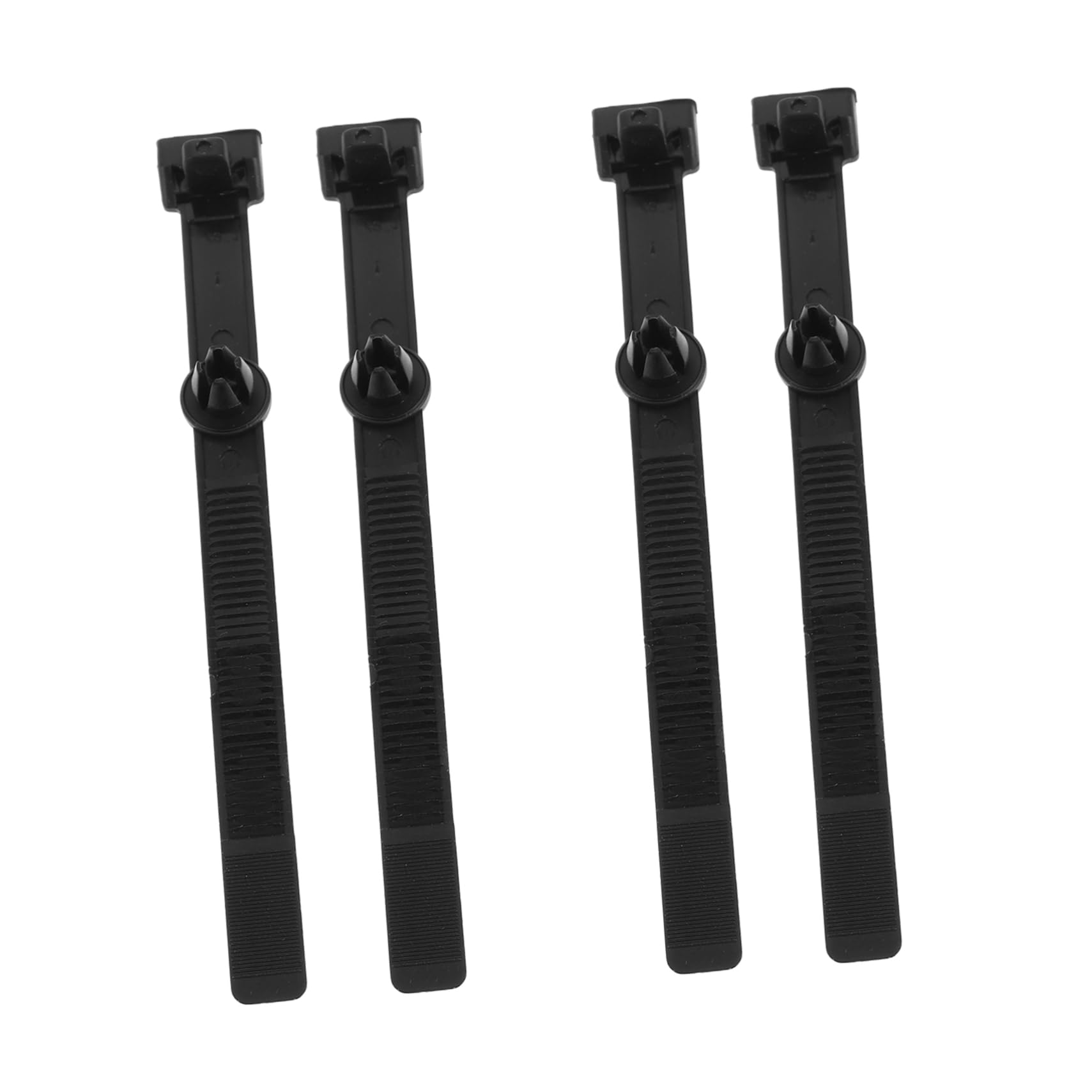 Mobestech 4 Stück Motorkabelbaum repariert Fahrzeugkabelbinder Motorraum Kabelbinder Drahtkabelbinder Clips Drahtklemmen für Kraftfahrzeuge Kabelbinder im Motorraum Drahtklammern Nylon Black von Mobestech