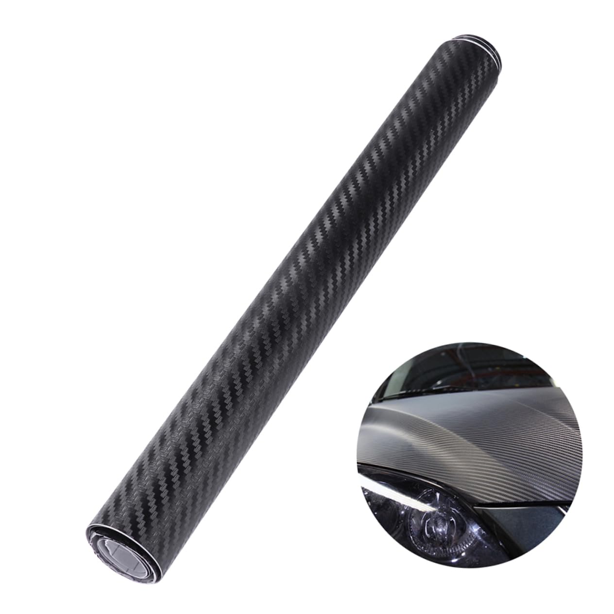 Mobestech 4D Carbonfaser Folie Auto Wrap Rolle DIY Aufkleber Für Fahrzeug 30x152cm Car Wrap Film Für Individuelles Styling Und Schutz von Mobestech