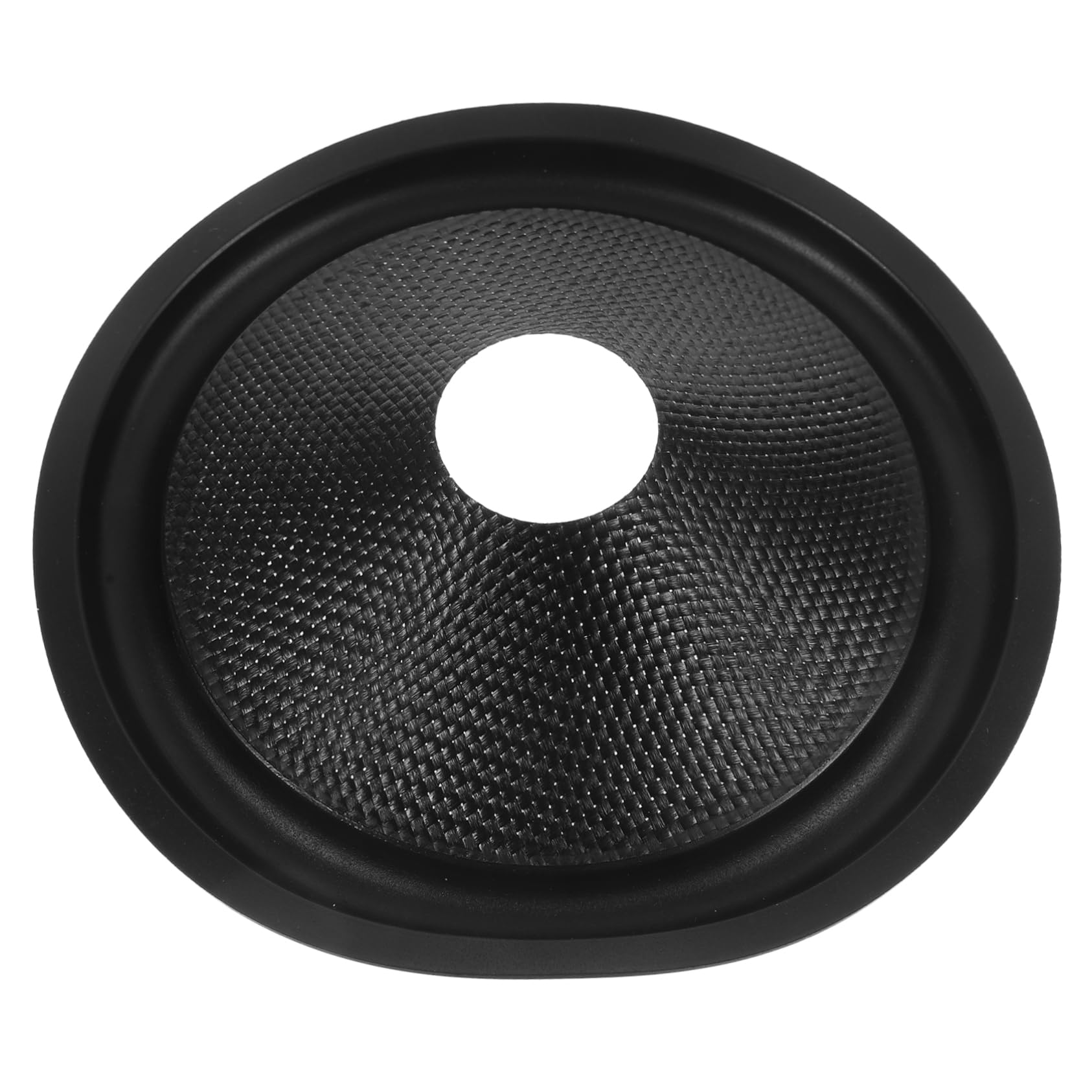 Mobestech 5 Lautsprecherkegel Stereo-Woofer-Lautsprecher lautsprecherkonus ersetzen Lautsprecher Komponenten PP Lautsprecher Teil Musik-Box trommel papier 4-Zoll-Subwooferkegel Black von Mobestech