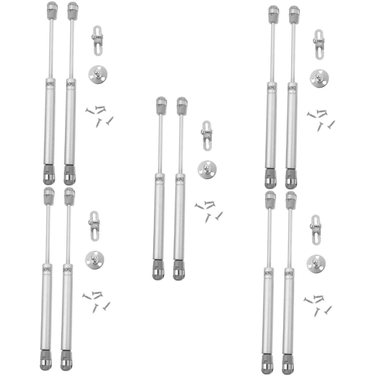 Mobestech 5 Paare Schrank-stütz Stange Wohnmobil Wasserpumpenfilter Schranktürscharnier Stützstrebe Anheben Scharniere Für Schranktüren Ständer Gasdruckfedern Abs Silver von Mobestech