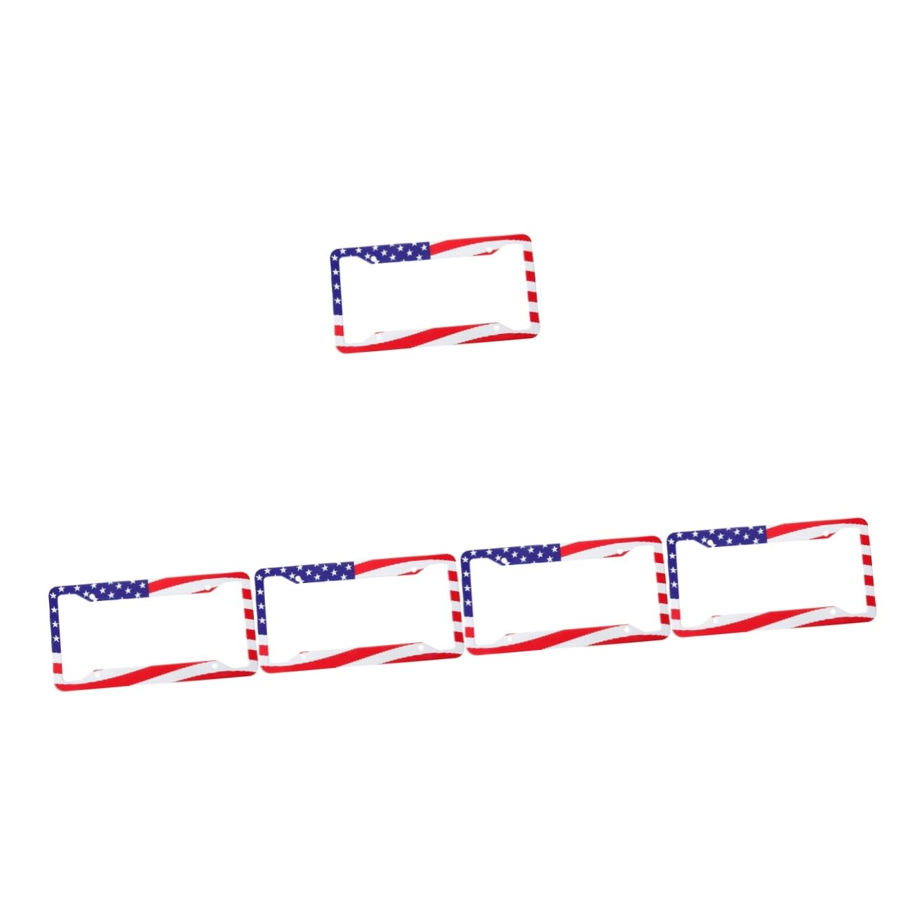 Mobestech 5St Kennzeichenrahmen Kfz-Kennzeichenhalter Kennzeichenabdeckung kfz kennzeichenhalter autozubehör auto accessoires Auto Zubehör Kennzeichenhalter für Herren Auto-Exterieur-Zubehör von Mobestech