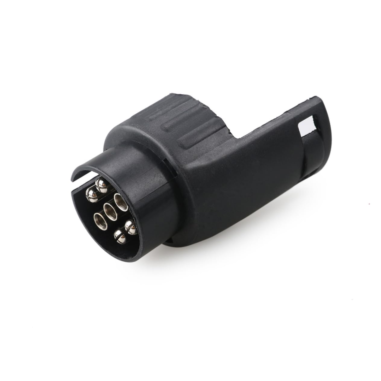 Mobestech 7 13 LKW- Hakenadapter Adapter Für Flachstecker Anhängerkupplungsstift Elektrischer Adapter Für Anhänger Steckdose Black von Mobestech