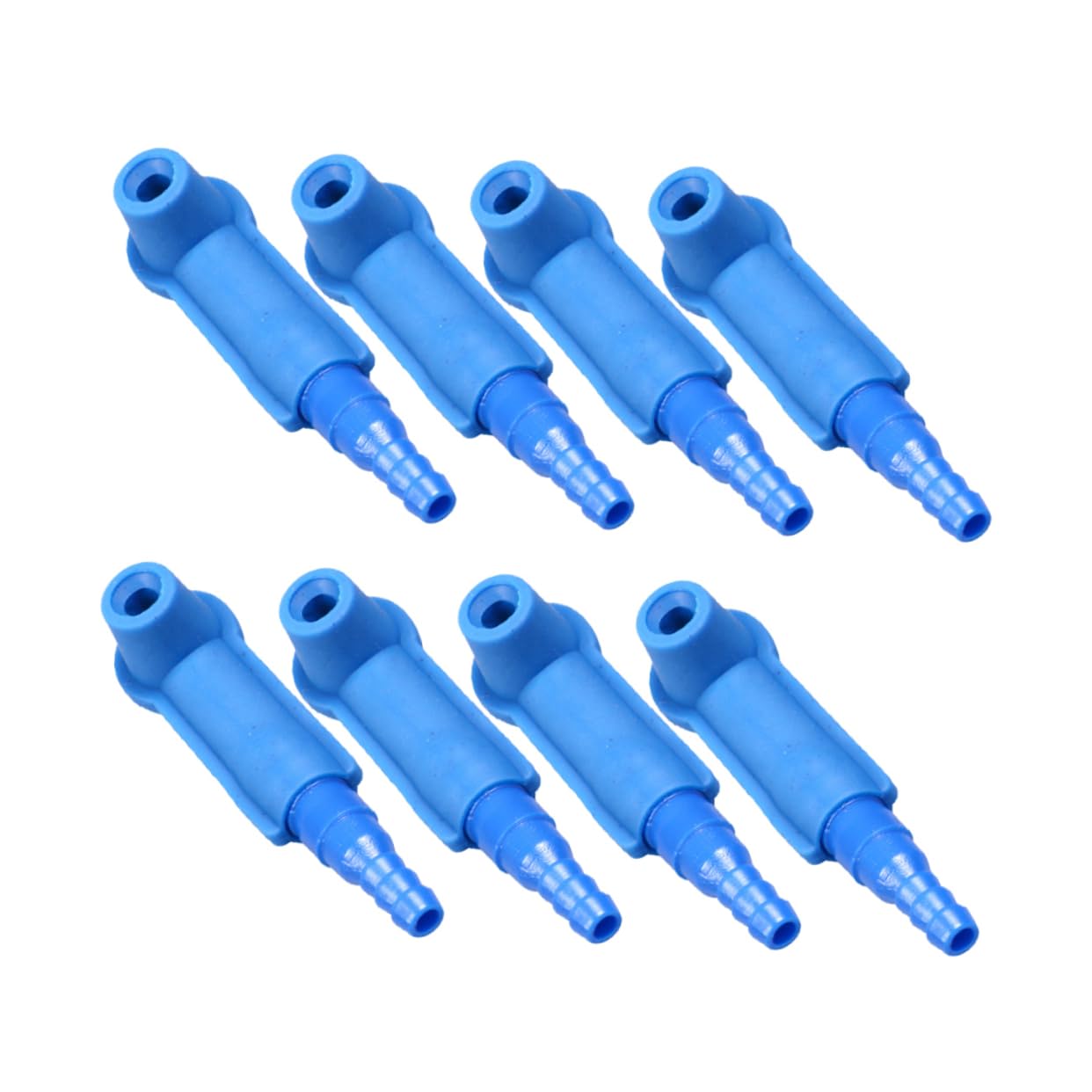 Mobestech 8 Stück Bremsölwechselmaschine Adapter Kompressor Leistung Auto Aufblasgerät bremsflüssigkeit pumpe Bremsflüssigkeitspumpe Bremsölwechsler bremsflüssigkeit wechsler Plastik Blue von Mobestech