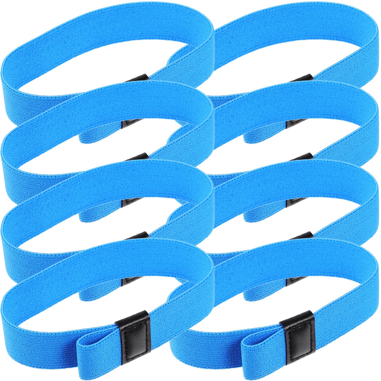 Mobestech 8er-Box Bento-Box-Gurt Elastische Gurte Für Lunchboxen Bento-Picks Bento-elastische Bänder Hochelastische Bento-bänder Abteil Bento-träger Breites Gummiband Polyester Blue von Mobestech