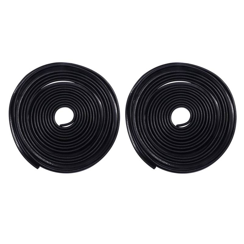 Mobestech Anti-Kollisions-Schalldämmstreifen Sitz Schalldämmung Rand stoppt Autotürschutz LKW-Tür Ecke door sealing strip Car door protector strip Türschutzleiste Fahrzeugtürschutz PVC Black von Mobestech