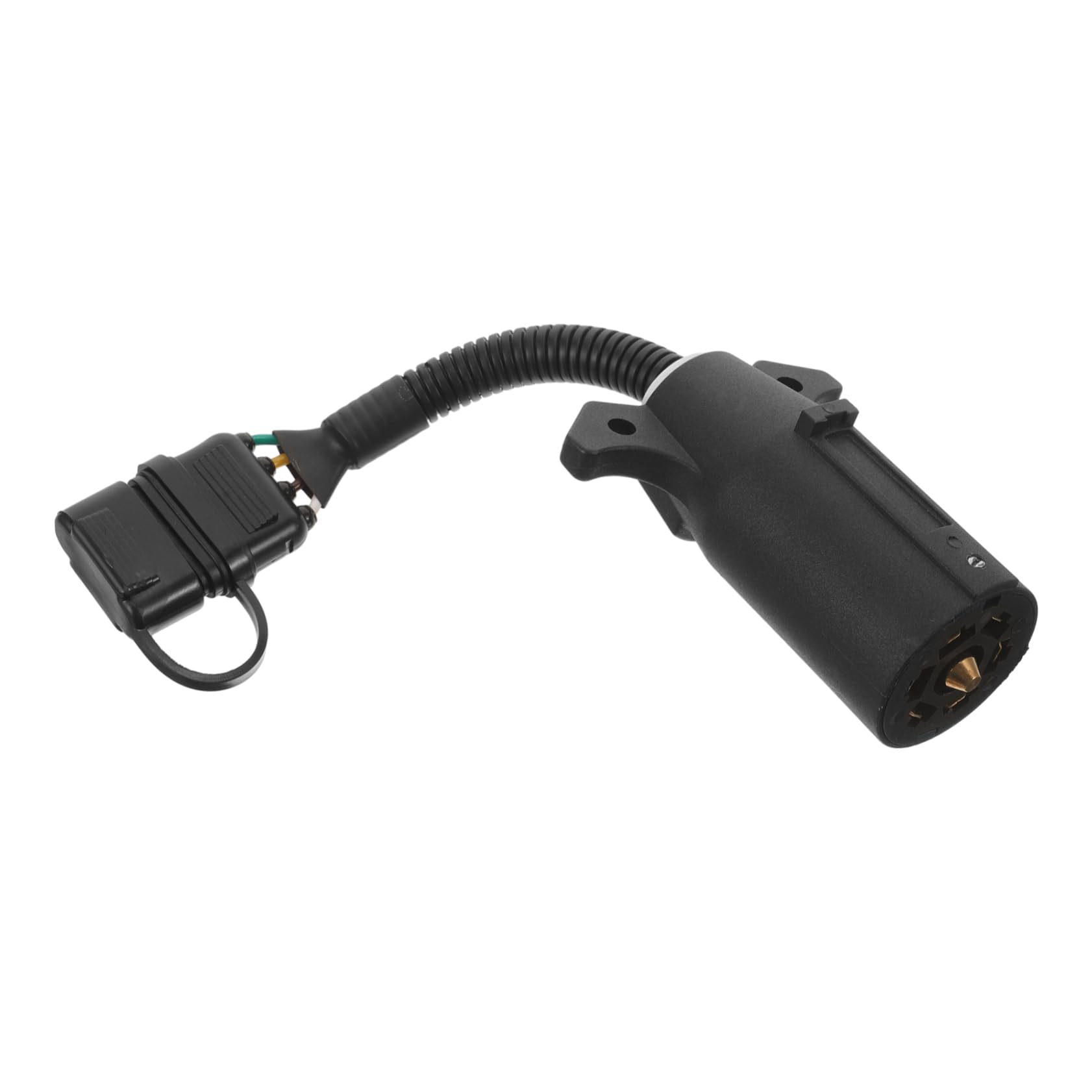 Mobestech Autoadapter Wohnwagen Adapter Caravan Adapter steckachsenadapter Anhänger Zubehör Stift Power Outlet Leistung Stecker für Wohnmobilanhänger 7-polige Anhängersteckdose Plastik Black von Mobestech