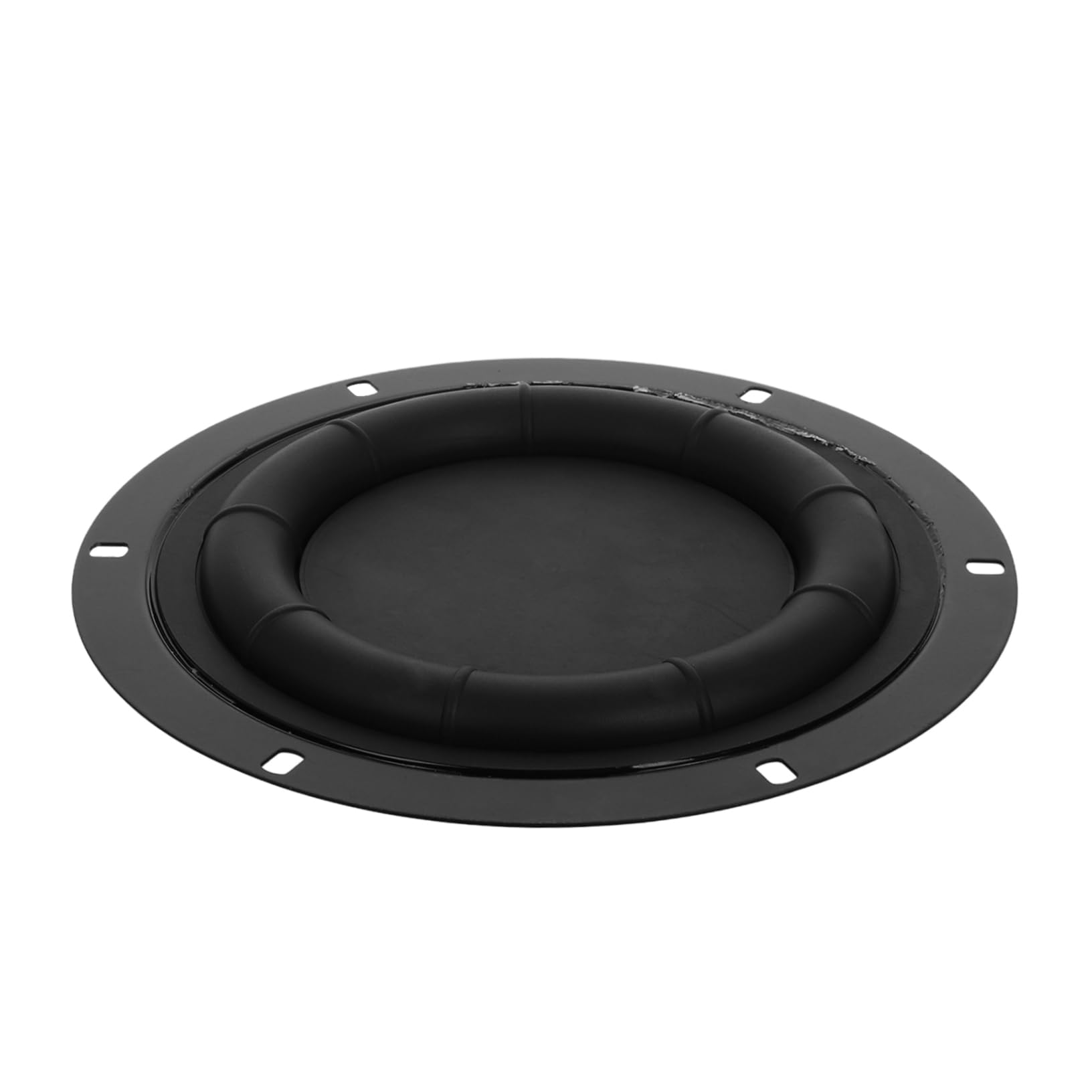 Mobestech Bassmembran Lautsprecher-Kühlermembran Niederfrequenz-Vibrationsplatte Lautsprecher-Bassstrahler Niederfrequenzstrahler Subwoofer-Bassstrahler Autohupe Lufthörner Gummi Black von Mobestech