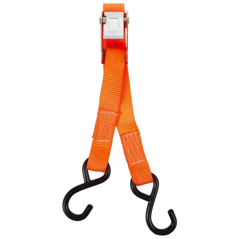 Mobestech Bindeseil gewickeltes Bungee-Kabel Haken Helmband Bungee Seil Plane Seile Gepäckriemen mit Schnalle Gepäckgurt mit Schnalle Bungee-Seil für Helm Motorradausrüstung Polyester Orange von Mobestech