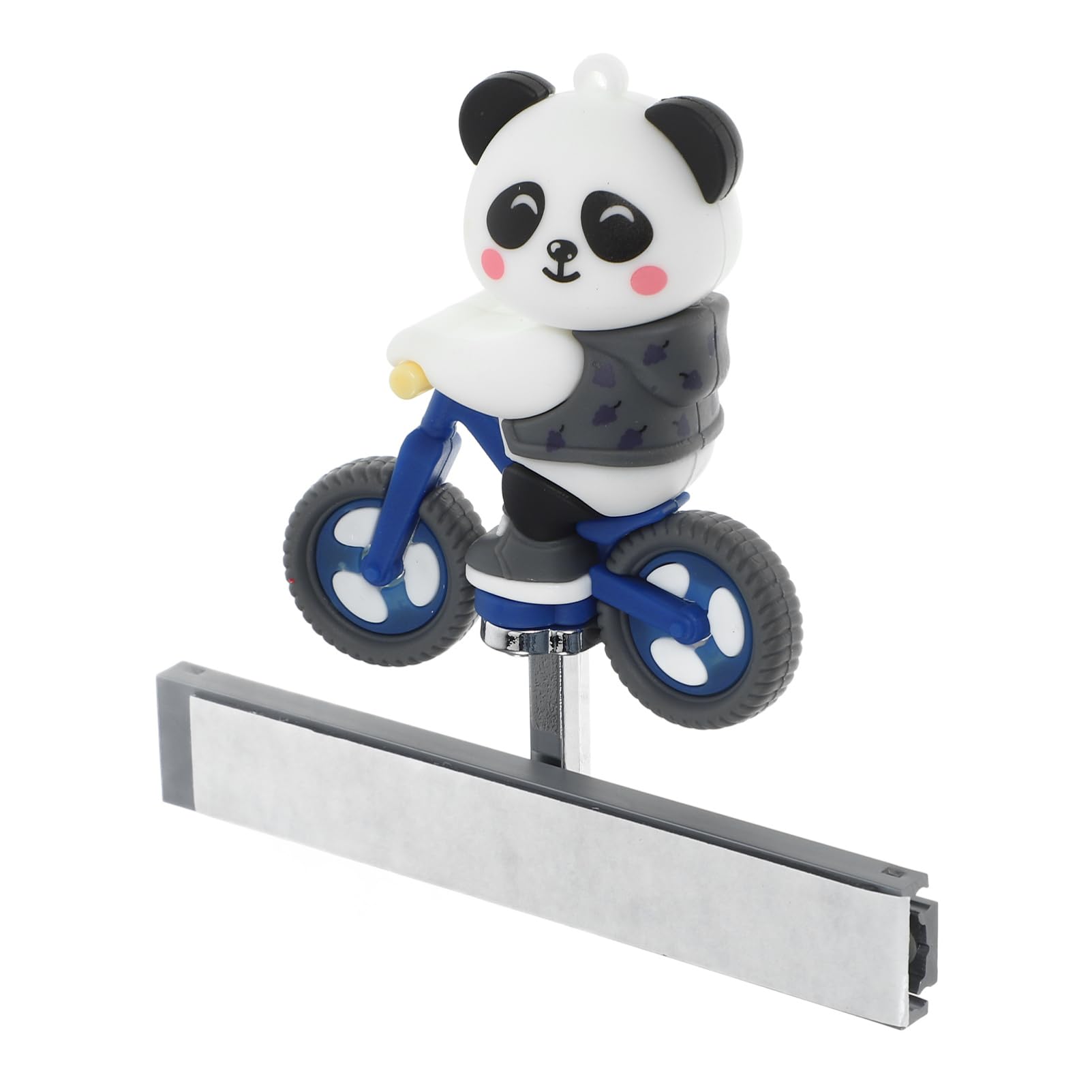 Mobestech Skateboard-bär Kindersitz Panda-tischdekoration Süßes Autozubehör Auto Rücksitzpolster Armaturenbrettverzierung Untersetzer Rennrad Sitzschutz Autositze Pvc-weichkleber Grey von Mobestech