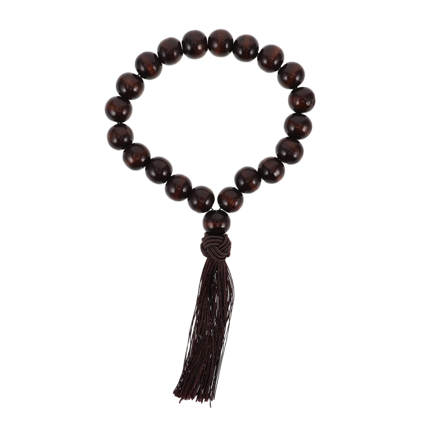 Mobestech Stand Buddhistischer Perlenornamente Buddha-armbänder Japanisches Armband Chakra-armbänder Männliche Armbänder Tigeraugeperlen Zur Schmuckherstellung Mala-armband Dark Brown Holz von Mobestech