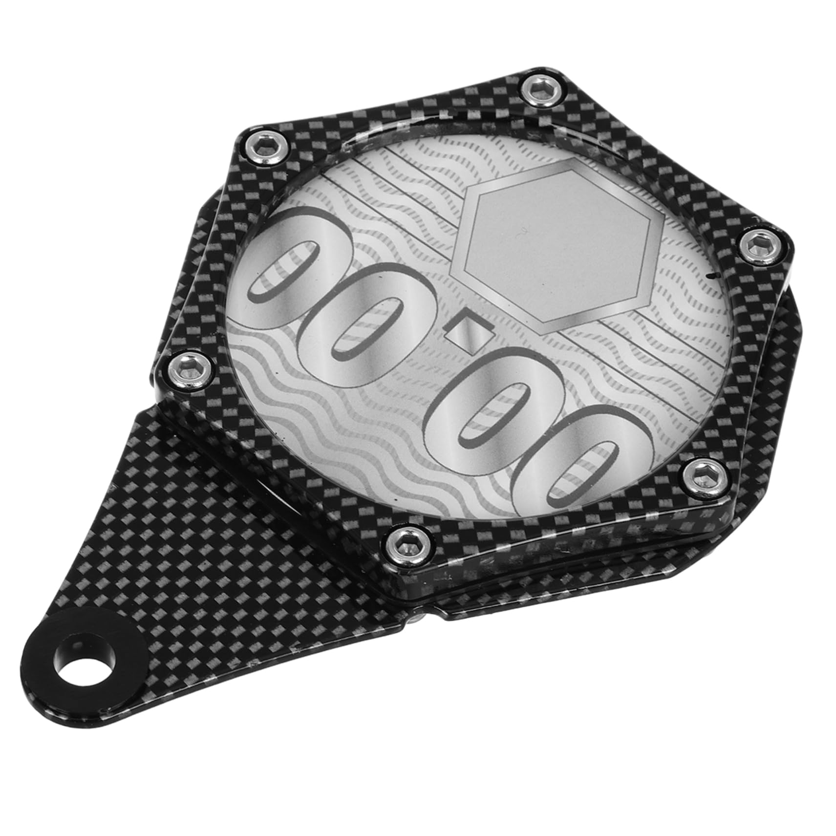 Mobestech -steuerschild Motorradzubehör Kennzeichenhalter Vorne Kennzeichenabdeckung Nummernschild-montagesatz Autokennzeichenhalter -Tag-Halter Aluminiumlegierung Black von Mobestech