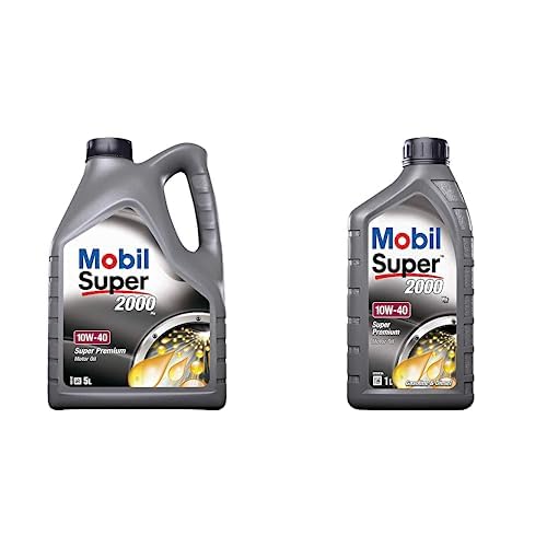 Bundle of Mobil Super 2000 X1 10W-40, 5L + Mobil Super 2000 X1 10W-40 1 Liter von Mobil