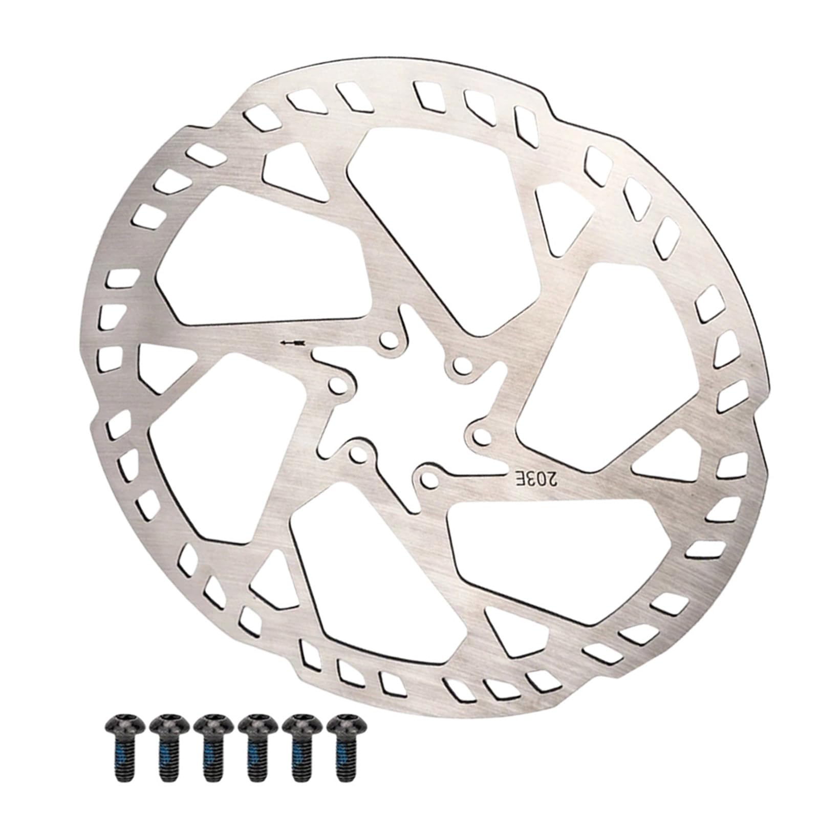 140/160/180/203/220mm Edelstahl Bremsscheibe Mit Schrauben Fahrräder Bremsscheibe Für Rennrad Mountainbike von Mocoocouture