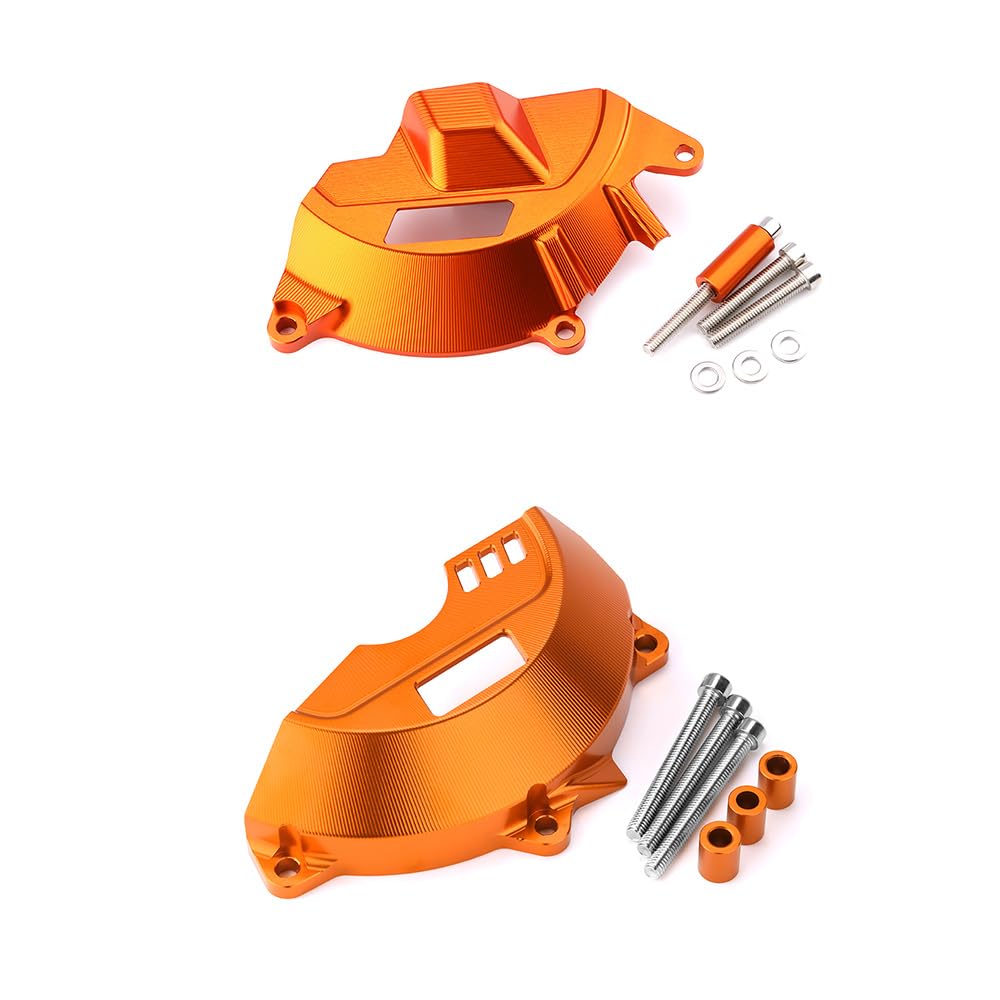 Modeer Abdeckung der Lichtmaschine Kompatibel mit K.TM 790 890 ADV | 790 890 Duke 2018 2019 2020 2021 2022 2023 2024 Kupplungsdeckel Motordeckel(ORANGE) von Modeer