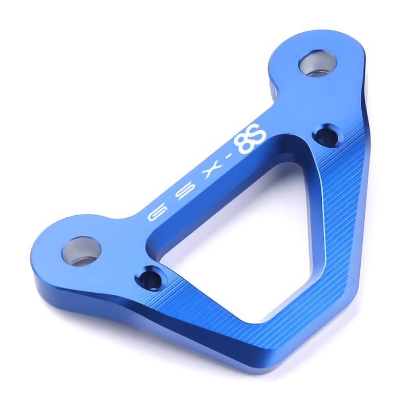 Modeer Für S.uzuki GSX-8S 2023 GSX8S Motorrad Aluminum Hinterer Hilfsrahmen Racing Hooks Zurrhalter fester Hakensatz gsx8s Zubehör Farbe Blau von Modeer