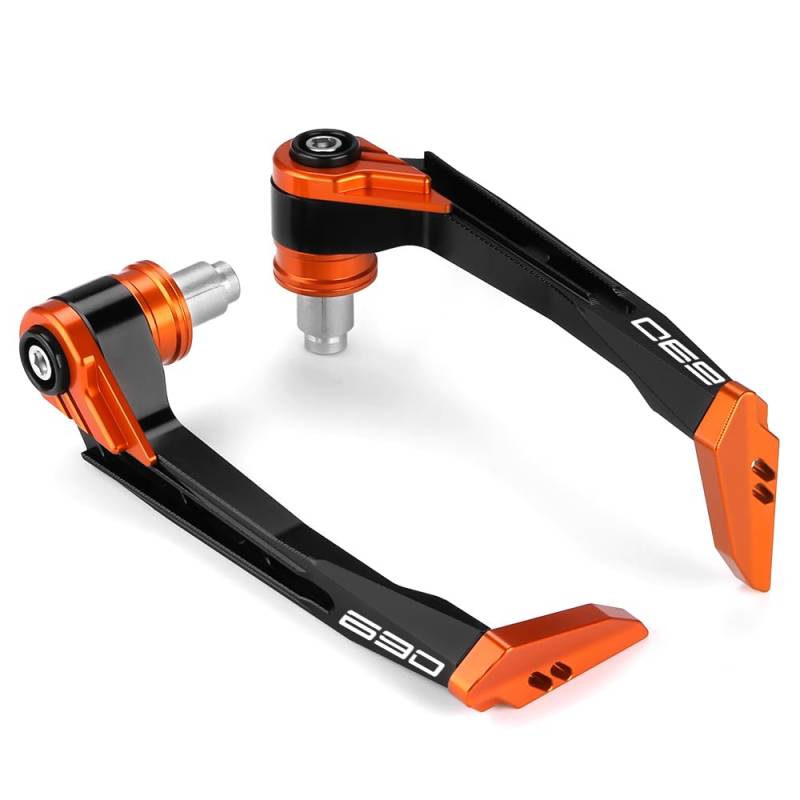 Modeer Handschalen Für K.T.M 690 SMC R 690 Enduro R 690 DUKE Alle Jahre Motorrad Handprotektoren Bremse Kupplungshebel Protektoren 690 zubehör (orange) von Modeer