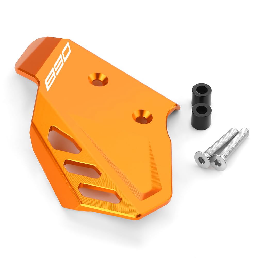 Modeer Motorrad Abdeckung des hinteren Bremszylinderschutzes Kompatibel mit K.T.M 890 Adventure/R/L 2021 2022 2023 | 890 SMT 2023 2024 CNC Zubehör (Orange) von Modeer