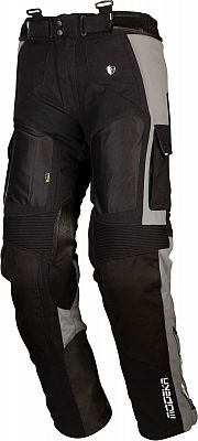 Modeka AFT Air, Textilhose wasserdicht - Grau/Schwarz - L von Modeka