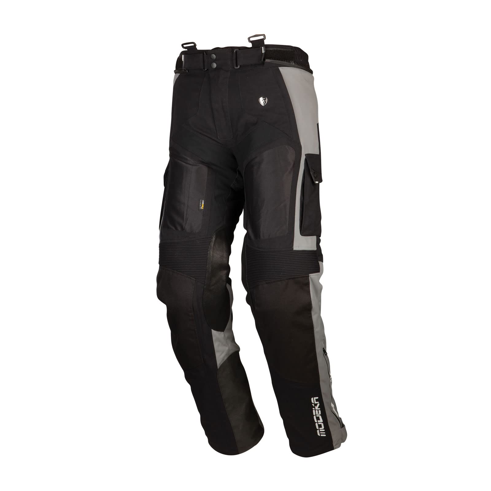 Modeka AFT Air Motorrad Textilhose, grau/schwarz, L von Modeka