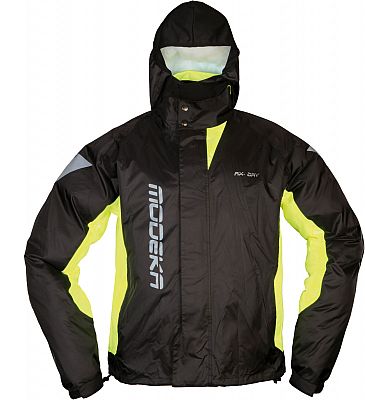 Modeka AX-Dry II, Regenjacke - Schwarz/Neon-Gelb - 4XL von Modeka