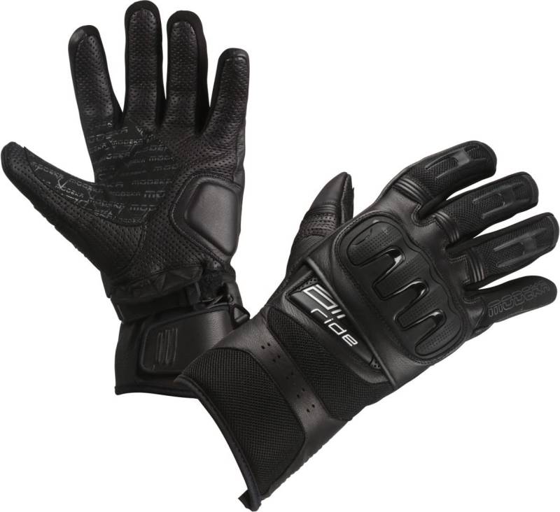 Modeka Air Ride Handschuhe, schwarz/schwarz, 9 von Modeka