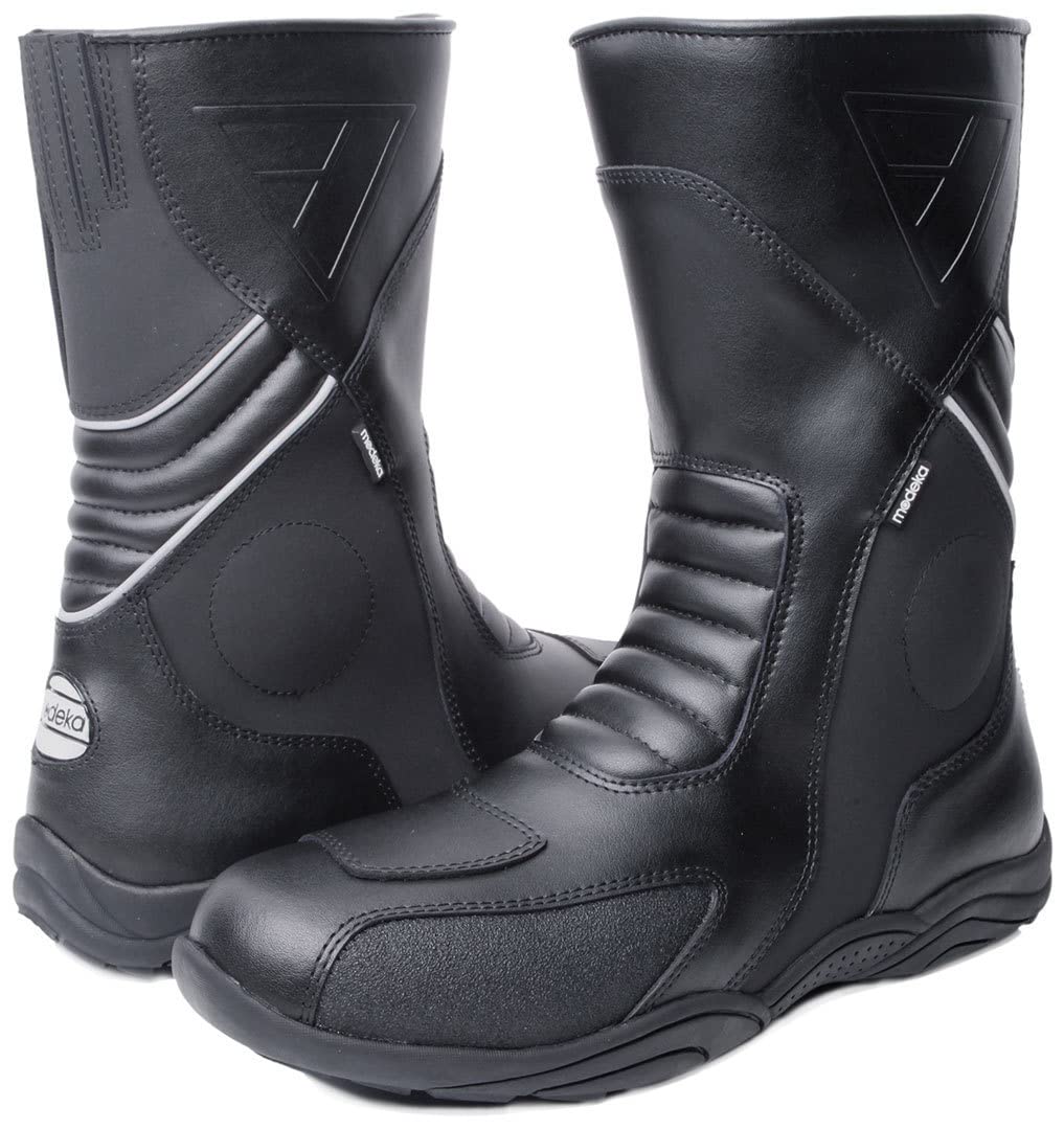 Modeka Assen Evo Motorradstiefel (Black,42) von Modeka