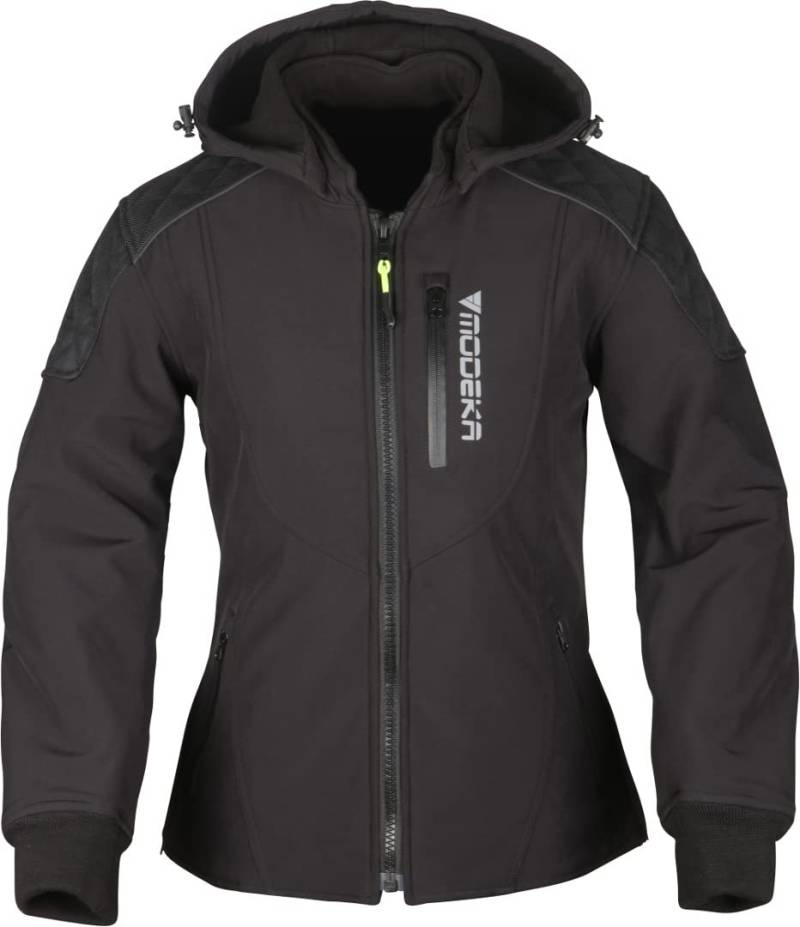 Modeka Clarke Damen Motorrad Textiljacke, schwarz, 40 von Modeka