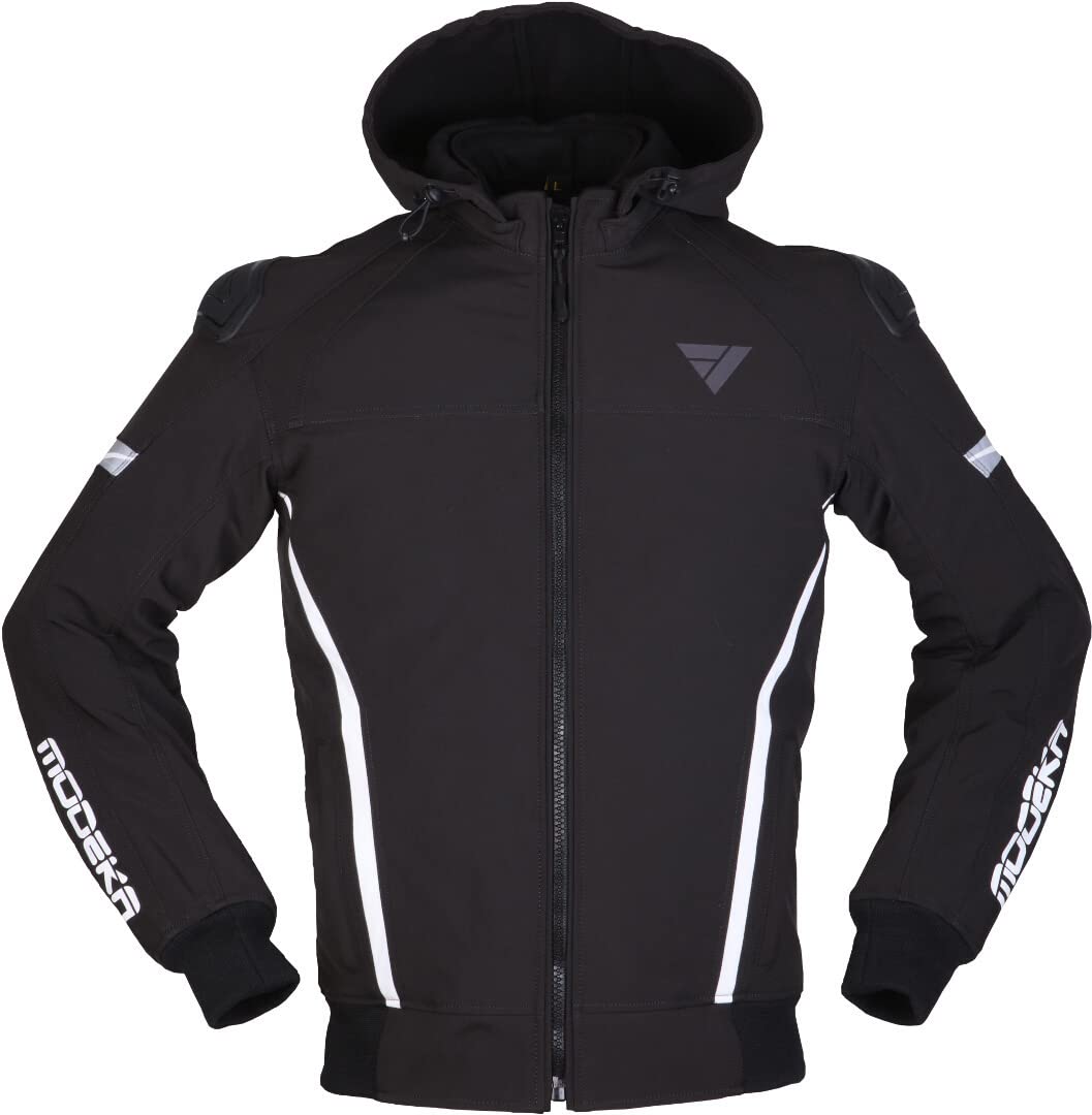 Modeka Clarke Sport Motorrad Jacke (Black/White,L) von Modeka