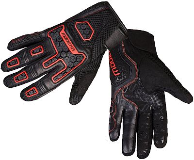 Modeka Dracon, Handschuhe - Schwarz/Rot - 12 von Modeka