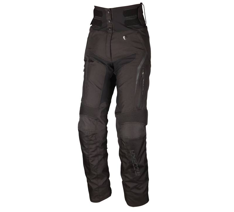 Modeka Elaya Damen Motorrad Textilhose, schwarz, 20 von Modeka