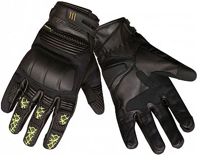 Modeka Ennos, Handschuhe - Schwarz/Neon-Gelb - 11 von Modeka