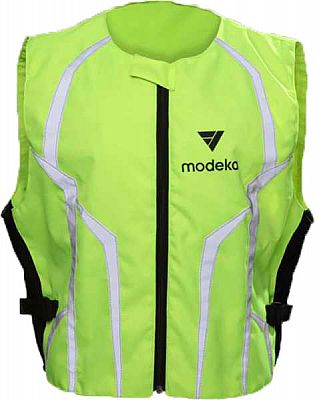 Modeka Fahrschule, Warnweste - Neon-Gelb/Schwarz - 4xl von Modeka