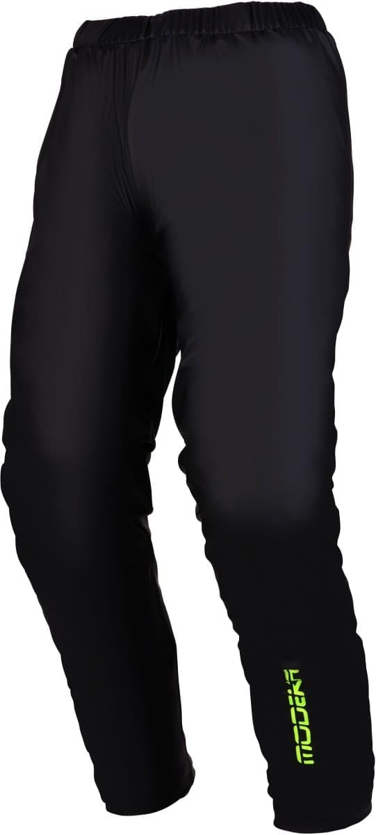 Modeka Flex Dry Regenhose schwarz wasserdicht Stretch leicht platzsparend 40 cm Reißverschluss, 3XL von Modeka