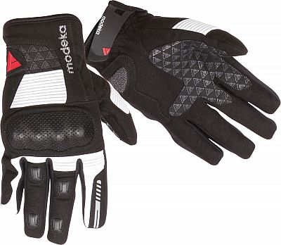 Modeka Fuego, Handschuhe - Schwarz/Hellgrau - 6 von Modeka