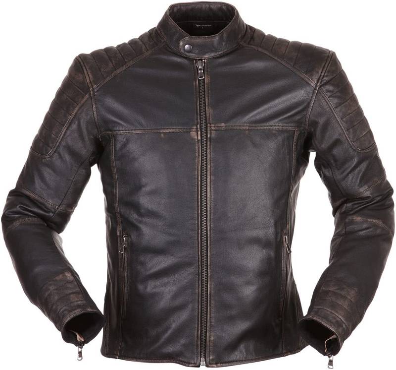 Modeka Kaleo Motorrad Lederjacke (Dark Brown,M) von Modeka