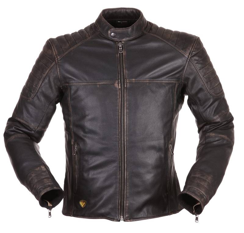 Modeka Kaleo Motorrad Lederjacke Grau 3XL von Modeka